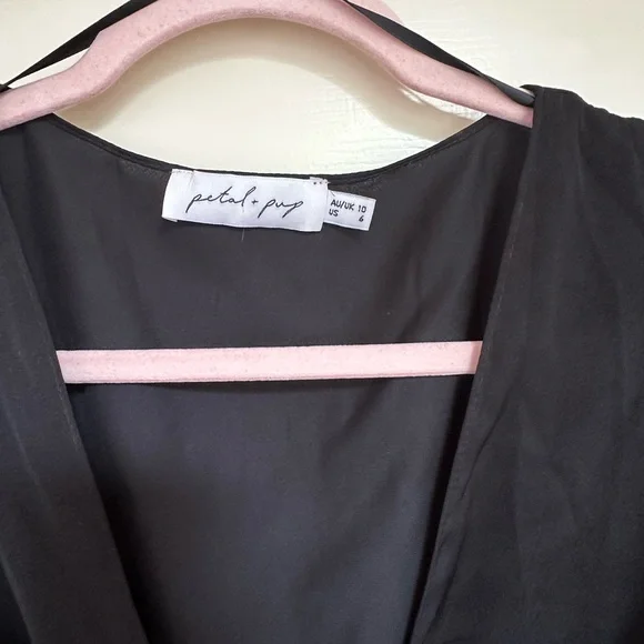 Petal & Pup Black Long Sleeve Dress - Picture 4 of 6